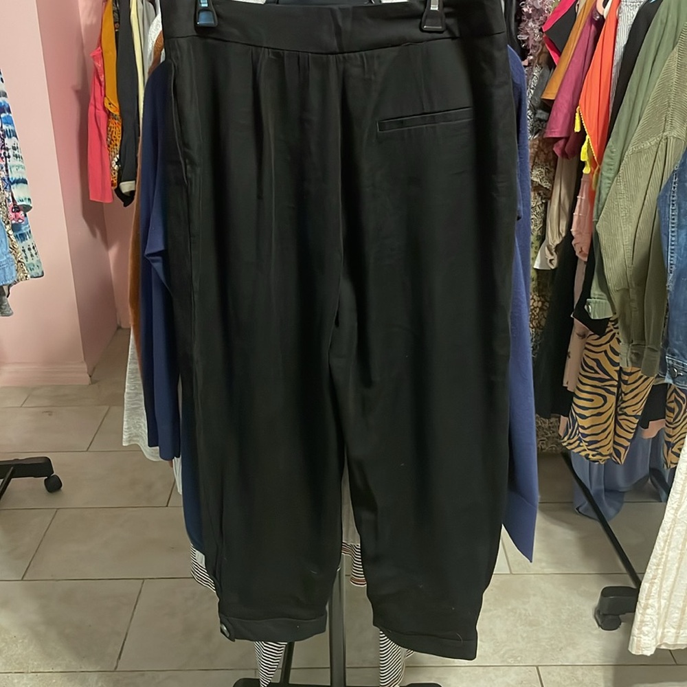 NWT Zara Women's Barrel Trousers With Cuffed Hems - Picture 8 of 9